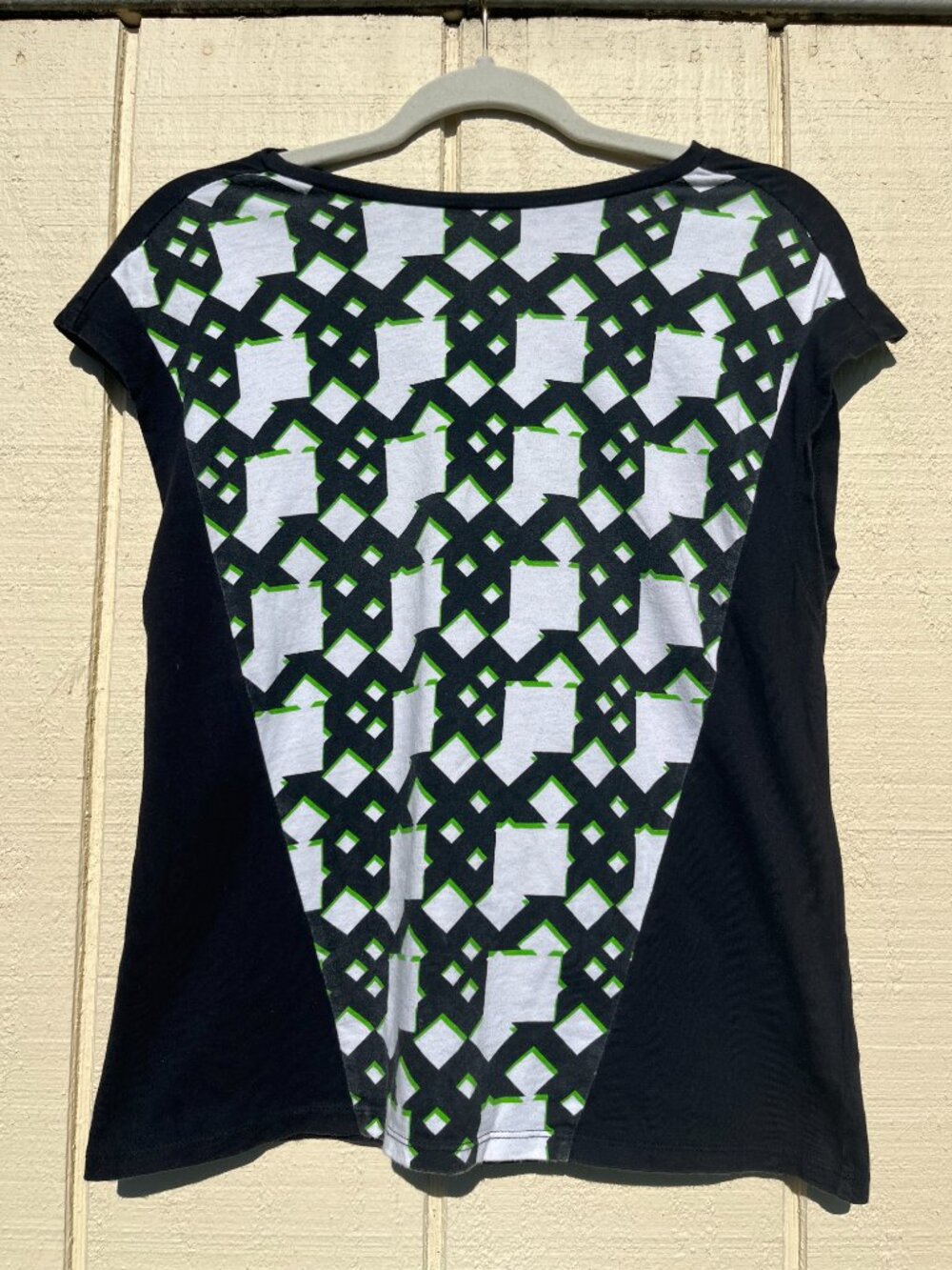 Archival Peter Pilotto for Target Abstract Grid Neon Trim Tank Shell XS